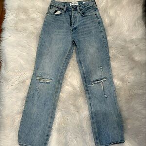 Aritzia Denim Forum Joni Hi-Rise Loose Jean (light wash)